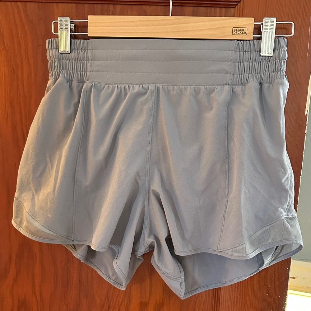 Lululemon Athletica Light Gray Athletic Shorts